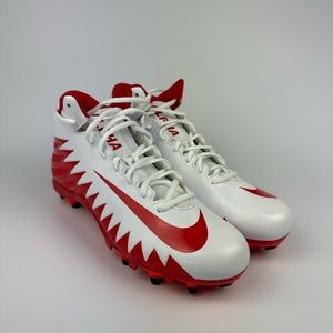NWT Men’s Nike Alpha Menace Football Cleats (Red/White) Size 10